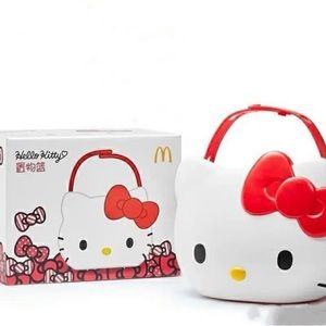 Mcdonald’s Limited Release Hello Kitty Carrier Bucket Kawaii